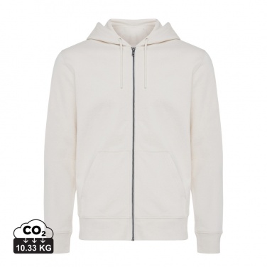 Logotrade business gifts photo of: Iqoniq Abisko recycled cotton zip through hoodie