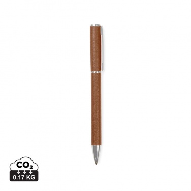 Logo trade promotional giveaway photo of: VINGA Timo RCS recycled aluminium pen