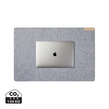 Logotrade promotional gift picture of: VINGA Albon GRS recycled felt desk pad