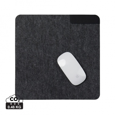 Logo trade business gifts image of: VINGA Albon GRS recycled felt mouse pad