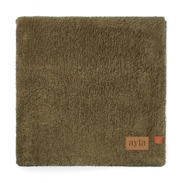 Logo trade corporate gifts picture of: VINGA Maine GRS recycled double pile blanket