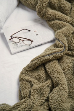 Logotrade corporate gifts photo of: VINGA Maine GRS recycled double pile blanket