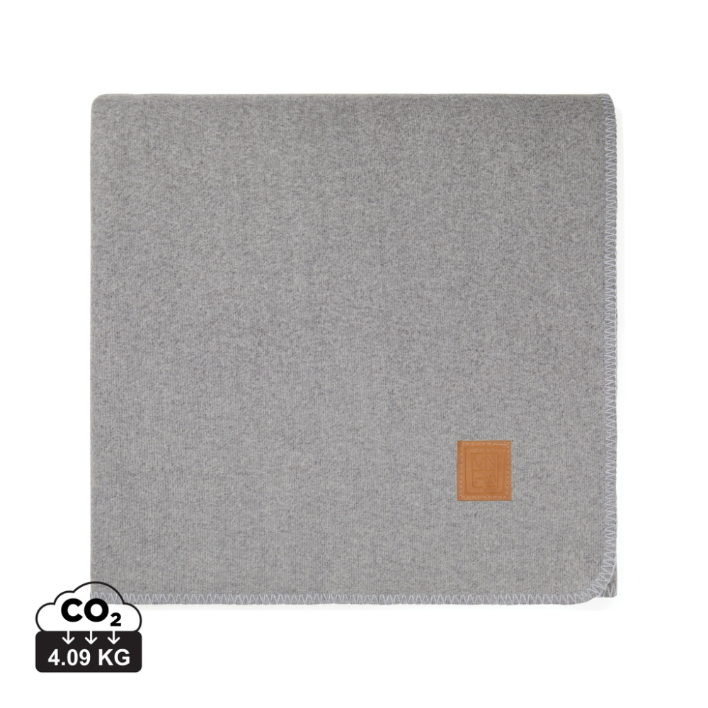 Logotrade promotional merchandise photo of: VINGA Moulton GRS RPET blanket