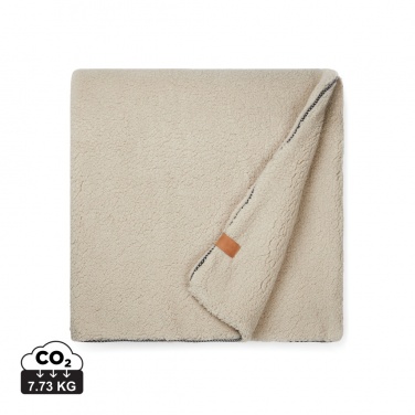 Logotrade promotional items photo of: VINGA Maine GRS recycled double pile blanket