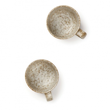 Logo trade advertising product photo of: VINGA Nuvem stoneware mug, 2 pcs set