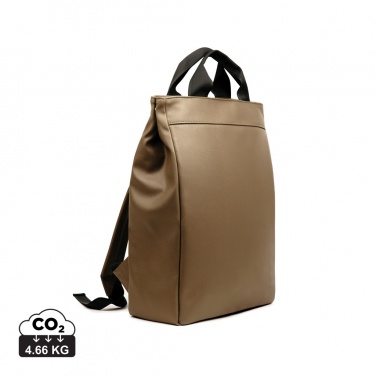 Logotrade promotional giveaways photo of: VINGA Bermond RCS recycled PU backpack