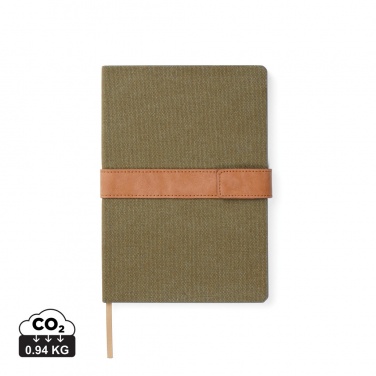 Logo trade promotional gifts picture of: VINGA Bosler RCS recycled paper notebook