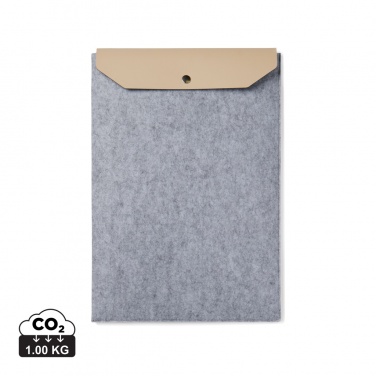 Logo trade promotional giveaways picture of: VINGA Albon GRS recycled felt 17" laptop sleeve