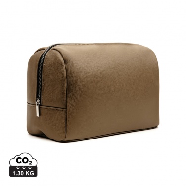 Logotrade promotional item picture of: VINGA Bermond RCS recycled PU toiletry bag