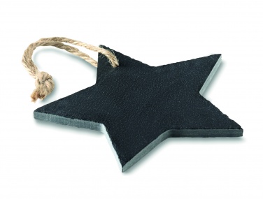 Logotrade corporate gifts photo of: Slate xmas hanger star