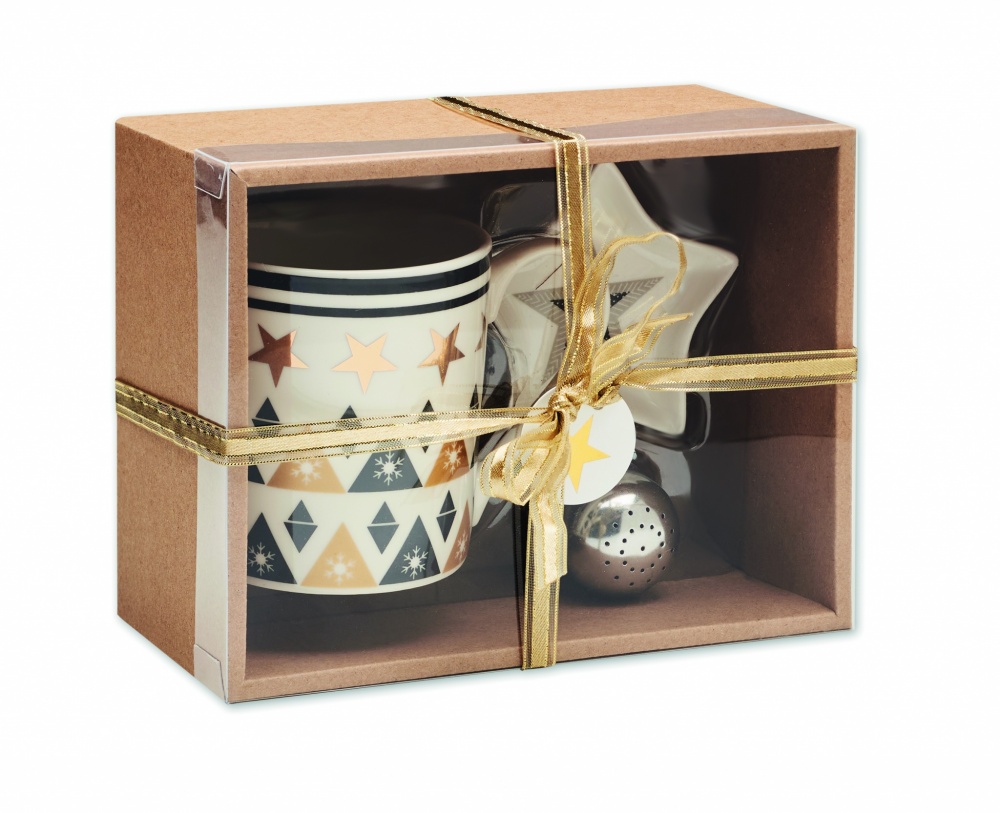 Logotrade promotional gift image of: Mug mini plate filter in box