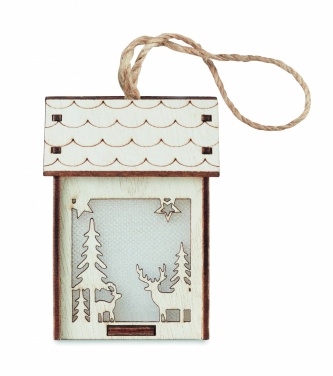 Logotrade promotional giveaways photo of: MDF house with light