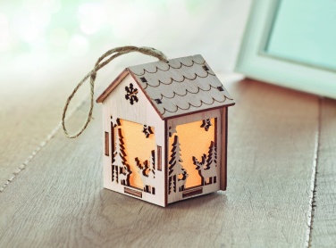Logotrade promotional merchandise image of: MDF house with light