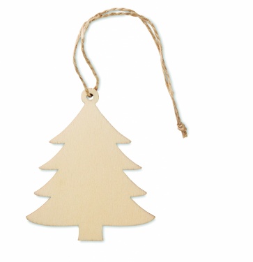 Logo trade business gift photo of: Wooden Tree shaped hanger