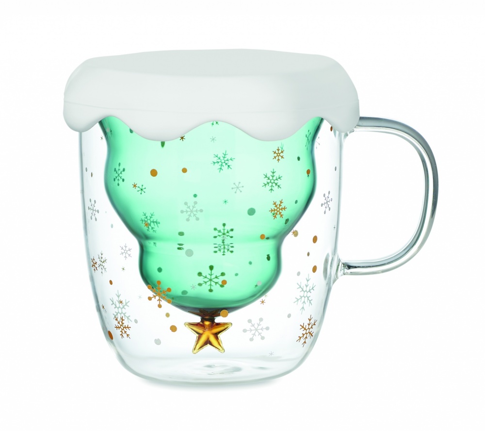 Logotrade promotional item picture of: Double wall borosilicate mug