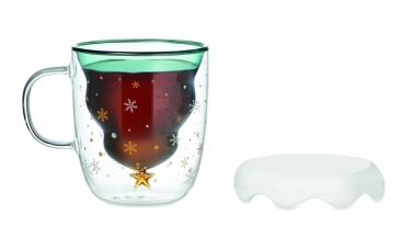 Logo trade corporate gifts picture of: Double wall borosilicate mug