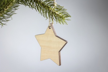 Logo trade promotional item photo of: Christmas ornament star