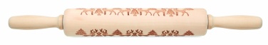 Logo trade promotional products image of: Christmas pastry wooden rolling