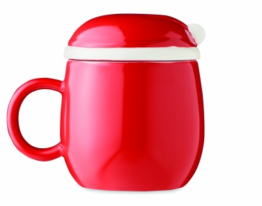 Logo trade promotional gifts picture of: Ceramic mug with lid 370 ml