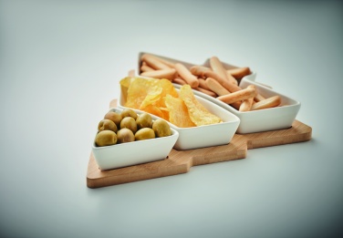 Logo trade corporate gifts image of: Christmas tree serving tray
