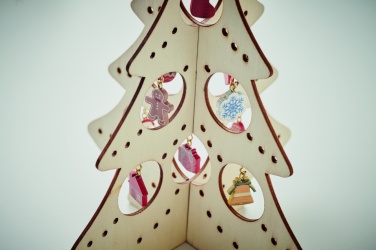 Logotrade corporate gift image of: Wooden Xmas tree decoration