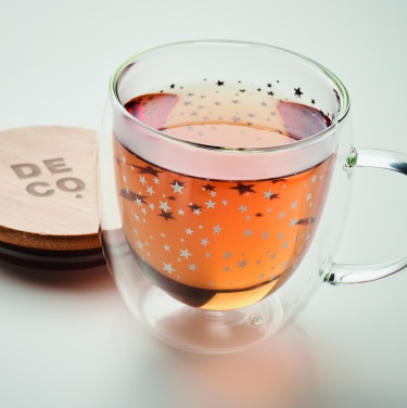 Logo trade promotional gift photo of: Double wall borosilicate mug