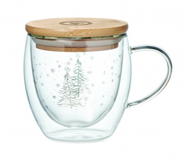 Logo trade promotional merchandise photo of: Double wall borosilicate mug
