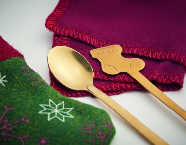 Logo trade advertising products picture of: Christmas dessert cutlery set