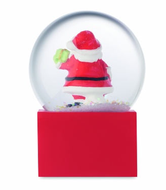 Logo trade promotional merchandise picture of: Small snow ball glass ornament
