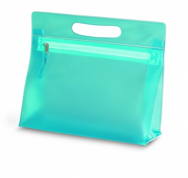 Logo trade promotional items image of: Transparent cosmetic pouch