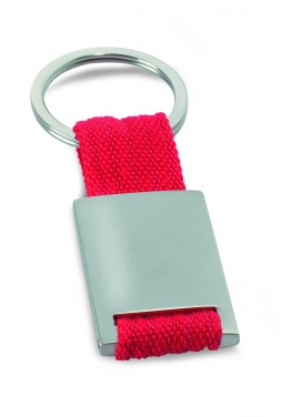 Logo trade promotional products picture of: Metal rectangular key ring Espoo
