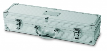 Logotrade corporate gift image of: 3 BBQ tools in aluminium case