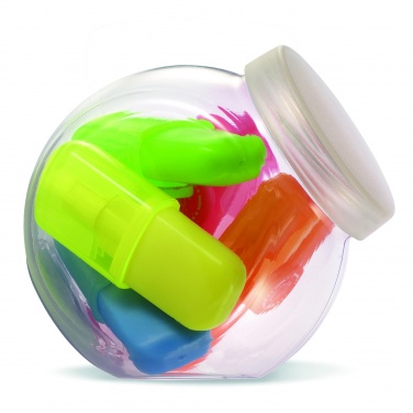 Logotrade advertising products photo of: 5 highlighters in container