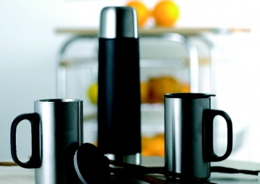 Logo trade advertising products picture of: Insulation flask with 2 mugs