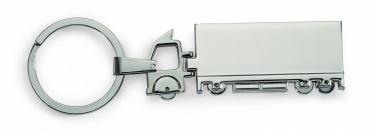 Logo trade promotional product photo of: Truck metal key ring Oulu