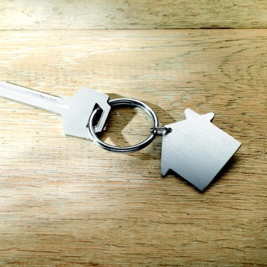 Logotrade business gift image of: Metal key holder house Lahti