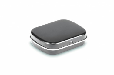 Logo trade promotional gifts picture of: Easy tin silver w/mints