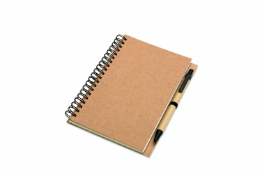 Logo trade promotional product photo of: B6 Recycled notebook with pen