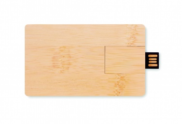 Logo trade advertising products picture of: 16GB bamboo casing USB