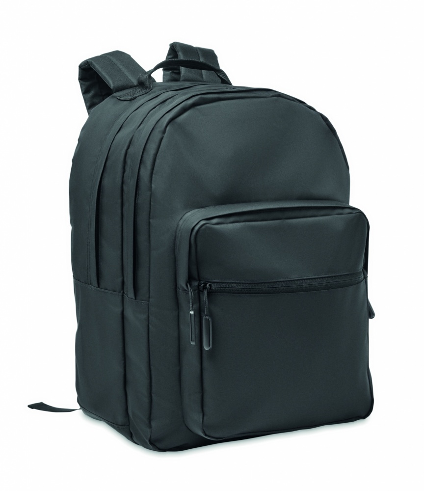 Logo trade advertising products picture of: 300D RPET laptop backpack
