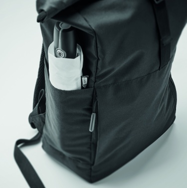 Logotrade advertising product image of: 300D RPET rolltop backpack