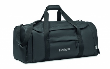 Logo trade promotional giveaway photo of: Large sports bag in 300D RPET