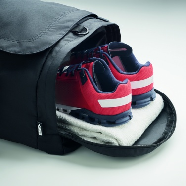 Logotrade promotional gift picture of: Large sports bag in 300D RPET