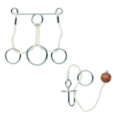 Logotrade promotional giveaways photo of: Set of 2 metal brain teasers