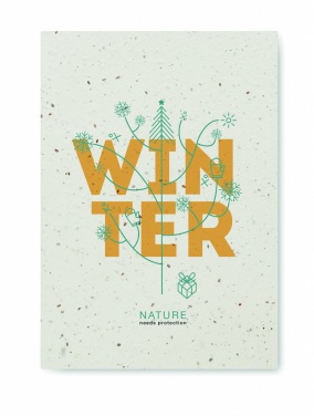 Logotrade advertising product image of: A5 seed paper cover notebook