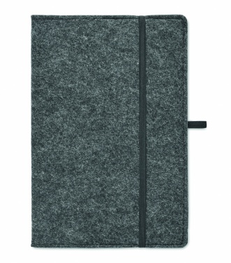 Logotrade business gift image of: A5 notebook RPET felt