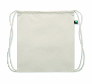 Logo trade promotional product photo of: Drawstring bag Fairtrade