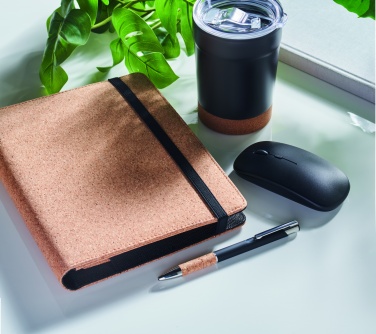 Logo trade promotional item photo of: A5 portfolio in cork