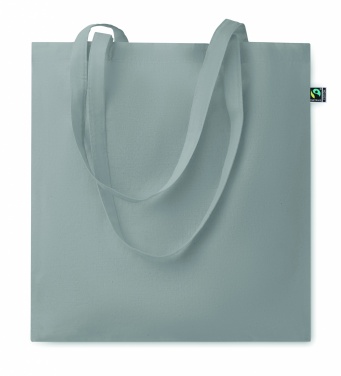 Logo trade promotional giveaways image of: Fairtrade shopping bag140gr/m²
