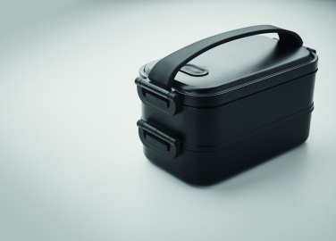 Logo trade promotional gifts picture of: Lunch box in recycled PP